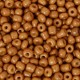 Rocalla cristal 8/0 (3mm) - Marrón almendra